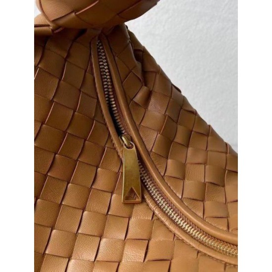 Miglior Falso Bottega Veneta BV Jodie Teen Borsa Caramello Intrecciato Economiche Premium