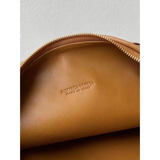 Miglior Falso Bottega Veneta BV Jodie Teen Borsa Caramello Intrecciato Economiche Premium