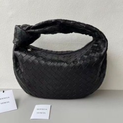 Miglior Falso Bottega Veneta BV Jodie Teen Borsa Nero Intrecciato Economiche Premium