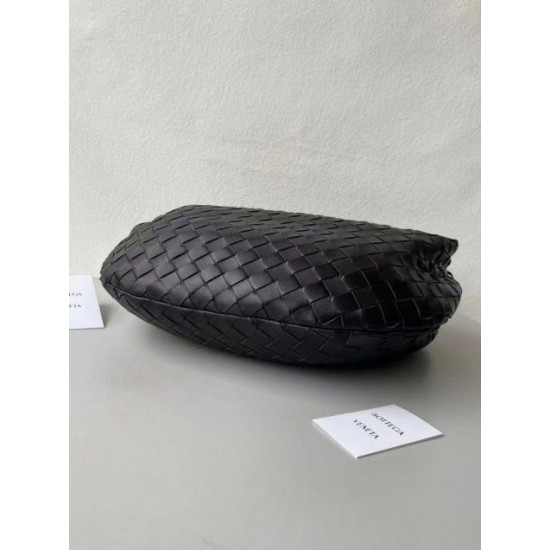 Miglior Falso Bottega Veneta BV Jodie Teen Borsa Nero Intrecciato Economiche Premium