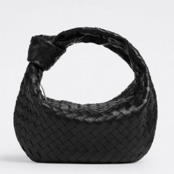 Miglior Falso Bottega Veneta BV Jodie Teen Borsa Nero Intrecciato Economiche Premium