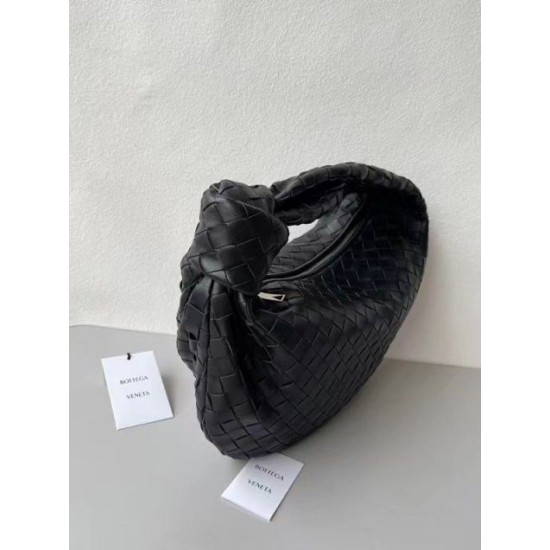 Miglior Falso Bottega Veneta BV Jodie Teen Borsa Nero Intrecciato Economiche Premium