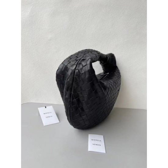Miglior Falso Bottega Veneta BV Jodie Teen Borsa Nero Intrecciato Economiche Premium