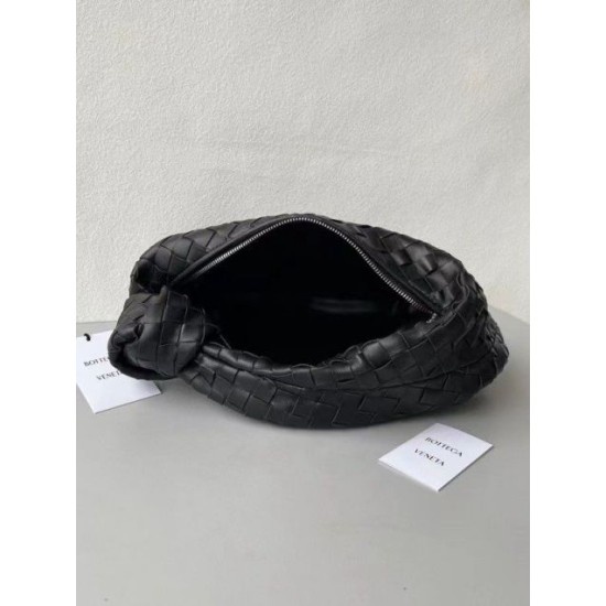 Miglior Falso Bottega Veneta BV Jodie Teen Borsa Nero Intrecciato Economiche Premium