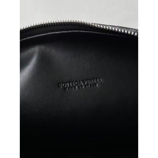 Miglior Falso Bottega Veneta BV Jodie Teen Borsa Nero Intrecciato Economiche Premium