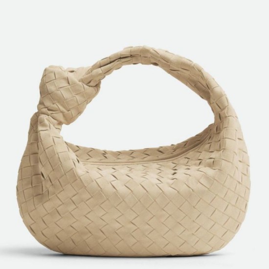 Replica perfetta Borsa Bottega Veneta BV Jodie Teen Borsa Porridge vitello scamosciata Imitazione Outlet Online