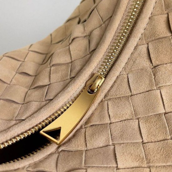 Replica perfetta Borsa Bottega Veneta BV Jodie Teen Borsa Porridge vitello scamosciata Imitazione Outlet Online