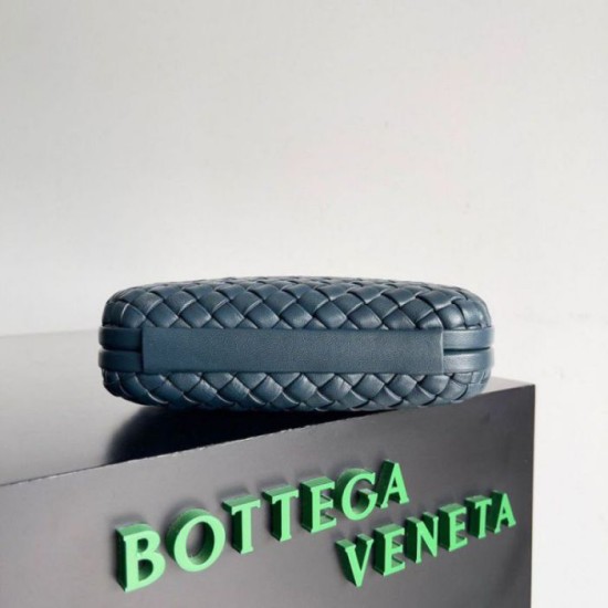 Replica perfetta Bottega Veneta Knot Minaudiere Clutch Space Intrecciato Agnello Imitazione Outlet Online