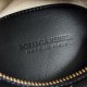 Migliore Repliche Borsa a tracolla Bottega Veneta Piccolo Loop agnello intrecciata nera Economiche Outlet Online