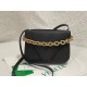 Miglior Falso Bottega Veneta Mount Medium Envelope Borsa vitello nera Economiche Premium