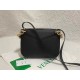 Miglior Falso Bottega Veneta Mount Medium Envelope Borsa vitello nera Economiche Premium