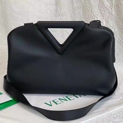 Miglior Falso Borsa Bottega Veneta a punta media con manico superiore Nera  Economiche Premium