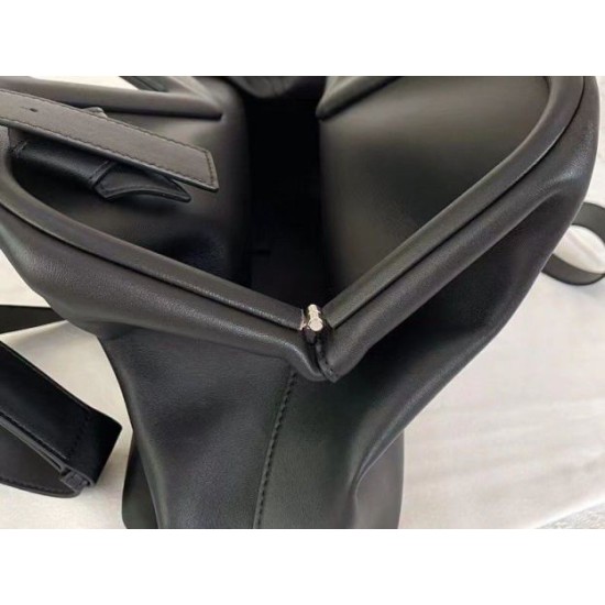 Miglior Falso Borsa Bottega Veneta a punta media con manico superiore Nera  Economiche Premium