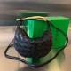 Perfette Qualità Repliche Borsa Mini Bottega Veneta Sardine agnello intrecciata nera Imitazione