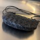 Perfette Qualità Repliche Borsa Mini Bottega Veneta Sardine agnello intrecciata nera Imitazione