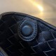 Perfette Qualità Repliche Borsa Mini Bottega Veneta Sardine agnello intrecciata nera Imitazione