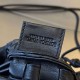 Perfette Qualità Repliche Borsa Mini Bottega Veneta Sardine agnello intrecciata nera Imitazione