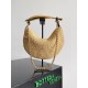Migliore Repliche Borsa piccola Sardine di Bottega Veneta con catena rafia naturale Economiche Outlet Online