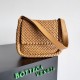 Miglior Falso Borsa piccola Bottega Veneta Cobble Caramello Intrecciato  Economiche Premium