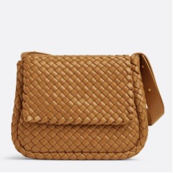 Miglior Falso Borsa piccola Bottega Veneta Cobble Caramello Intrecciato  Economiche Premium