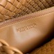 Miglior Falso Borsa piccola Bottega Veneta Cobble Caramello Intrecciato  Economiche Premium