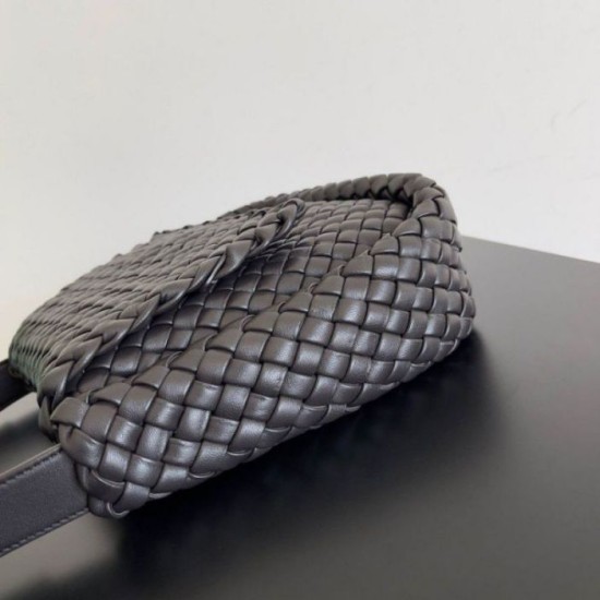 Migliore Repliche Bottega Veneta Cobble Borsa Piccola Fondente Intrecciato  Economiche Outlet Online