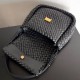 Perfette Qualità Repliche Borsa piccola Bottega Veneta Cobble Intrecciato nero Imitazione