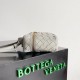 Perfette Qualità Repliche Bottega Veneta Bang Bang Vanity Case Avorio Intrecciato Imitazione