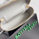 Perfette Qualità Repliche Bottega Veneta Bang Bang Vanity Case Avorio Intrecciato Imitazione