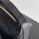 Miglior Falso Borsa Bottega Veneta Mini Wallace vitello intrecciata nera Economiche Premium