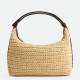 Migliore Repliche Bottega Veneta Mini Wallace Borsa Raffia Naturale Economiche Outlet Online