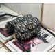 Miglior Falso Borsa Dior Bobby East-West tela Dior Oblique blu Economiche Premium