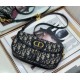 Miglior Falso Borsa Dior Bobby East-West tela Dior Oblique blu Economiche Premium