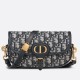 Miglior Falso Borsa Dior Bobby East-West tela Dior Oblique blu Economiche Premium