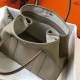 Migliore Repliche Hermes Garden Party 36 Borsa Grigio Clemence vitello Economiche Outlet Online