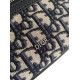 Miglior Falso Dior Borsa a tracolla con cerniera Mini Rider 2.0 beige obliquo con pelle nera Economiche Premium