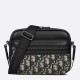 Miglior Falso Dior Borsa a tracolla con cerniera Mini Rider 2.0 beige obliquo con pelle nera Economiche Premium