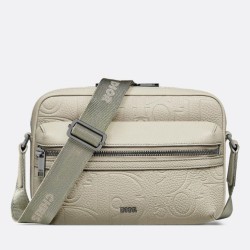Migliore Repliche Dior Rider 2.0 Zipped Messenger Borsa Beige Gravity Economiche Outlet Online