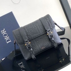Perfette Qualità Repliche Dior Hit the Road Flap Messenger Borsa Nero Gravity Imitazione
