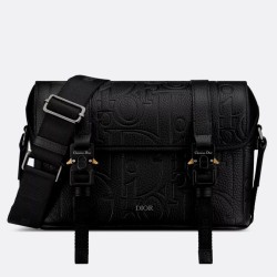 Perfette Qualità Repliche Dior Hit the Road Flap Messenger Borsa Nero Gravity Imitazione