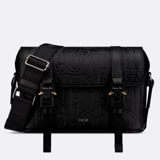 Perfette Qualità Repliche Dior Hit the Road Flap Messenger Borsa Nero Gravity Imitazione