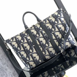 Miglior Falso Dior Weekender 40 Borsa Beige Maxi Dior Oblique Jacquard Economiche Premium