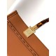 Migliore Repliche Borsa tote piccola Fendi Sunshine marrone vitello Economiche Outlet Online