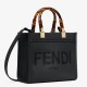 Miglior Falso Borsa tote piccola Fendi Sunshine vitello nera Economiche Premium