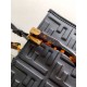 Repliche Borsa tote piccola Fendi Sunshine vitello FF nera Imitazioni Premium Miglior Falso Borsa tote piccola Fendi Sunshine vitello FF nera Economiche Premium