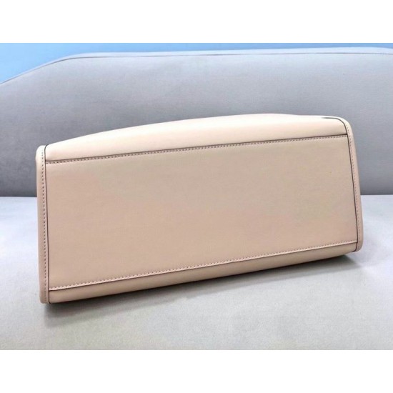 Perfette Qualità Repliche Borsa shopper media Fendi Sunshine vitello beige Imitazione