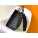 Migliore Repliche Borsa tote media Fendi Sunshine vitello FF nera Economiche Outlet Online