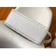 Replica perfetta Borsa tote media Fendi Sunshine vitello FF bianca Imitazione Outlet Online