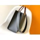 Replica perfetta Borsa tote media Fendi Sunshine nera con logo pitone Imitazione Outlet Online