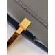 Replica perfetta Borsa tote media Fendi Sunshine nera con logo pitone Imitazione Outlet Online